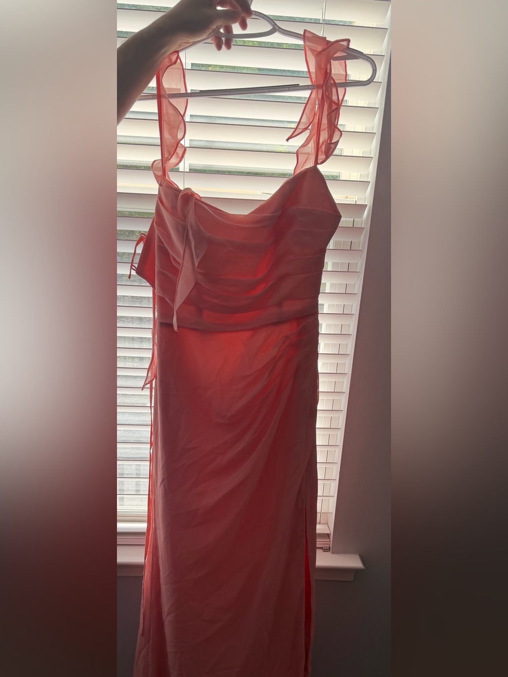Azazie Coral Bridesmaids Dress